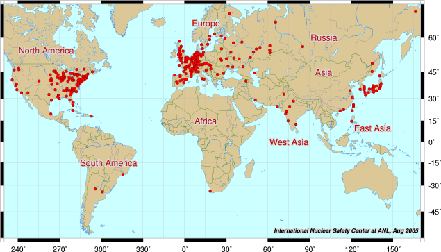 Map Monday, Where Are The World's Nuclear Power Plants?