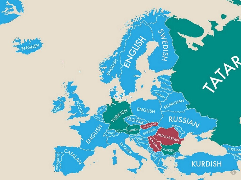 Map Monday, The Second Languages Of Europe